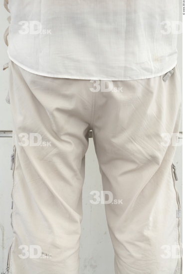 Thigh Man White Casual Average