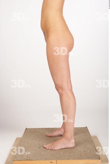 Leg Whole Body Woman Nude Slim Studio photo references