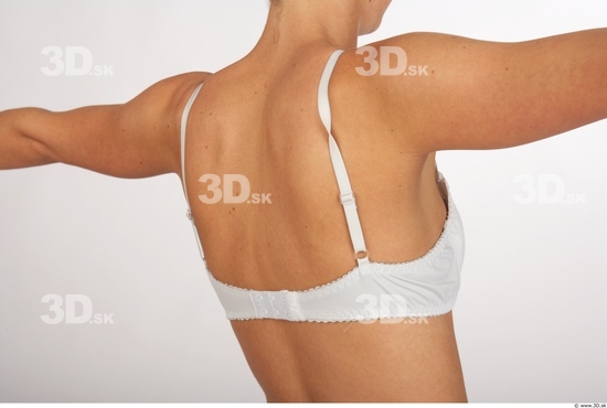 Whole Body Back Woman Underwear Bra Slim Studio photo references