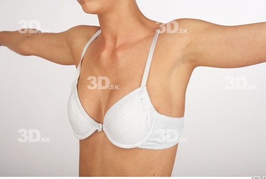 Chest Whole Body Woman Underwear Bra Slim Studio photo references