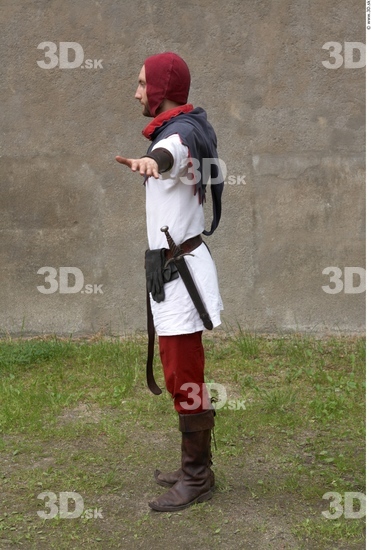 Man White Historical Average Costume photo references