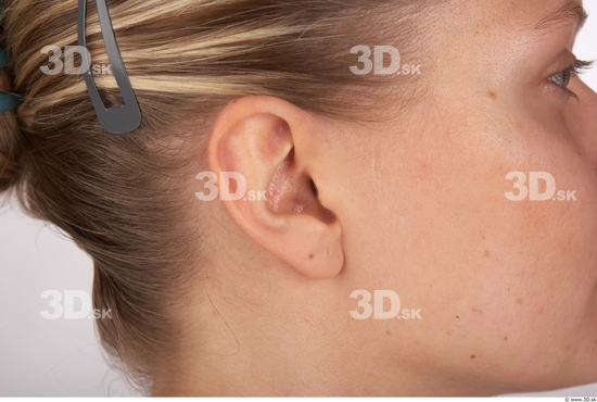 Ear Whole Body Woman Slim Studio photo references