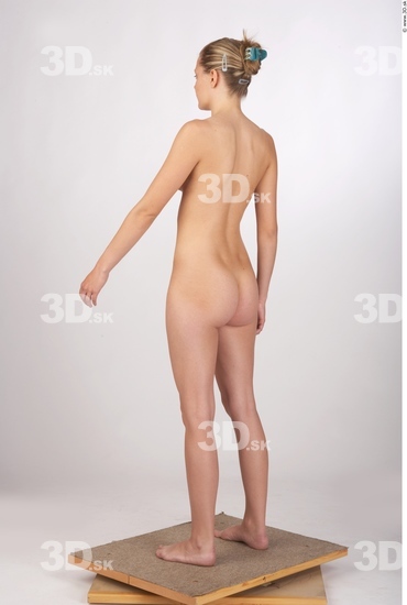 Whole Body Woman Nude Slim Studio photo references