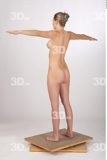 Whole Body Woman T poses Nude Slim Studio photo references