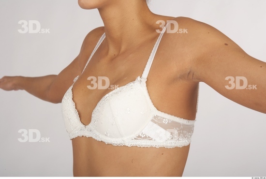 Chest Whole Body Woman Underwear Bra Slim Studio photo references