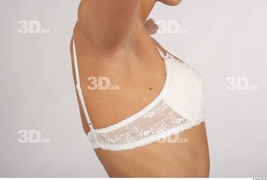 Chest Whole Body Woman Underwear Bra Slim Studio photo references