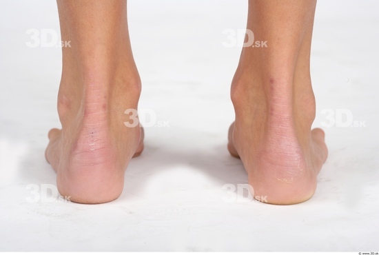 Foot Whole Body Woman Nude Slim Studio photo references