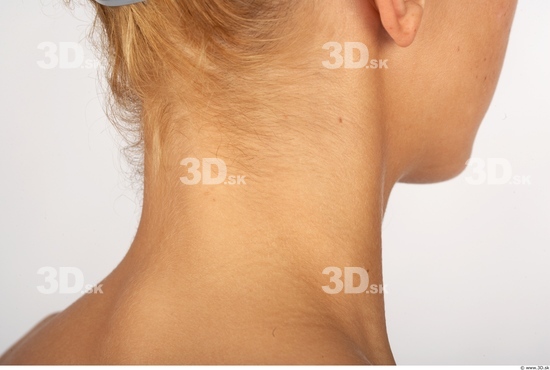 Neck Whole Body Woman Nude Slim Studio photo references