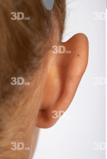 Ear Whole Body Woman Slim Studio photo references