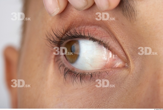 Eye Whole Body Woman Slim Studio photo references