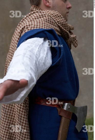 Whole Body Man White Historical Average Costume photo references