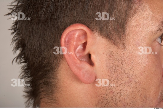 Ear Whole Body Man Muscular Studio photo references