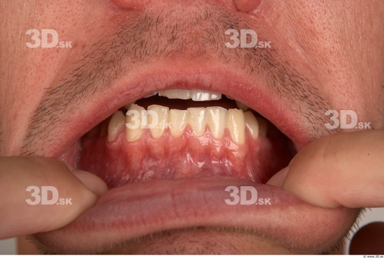 Whole Body Teeth Man Muscular Studio photo references