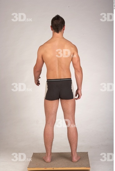 Whole Body Man Underwear Muscular Studio photo references