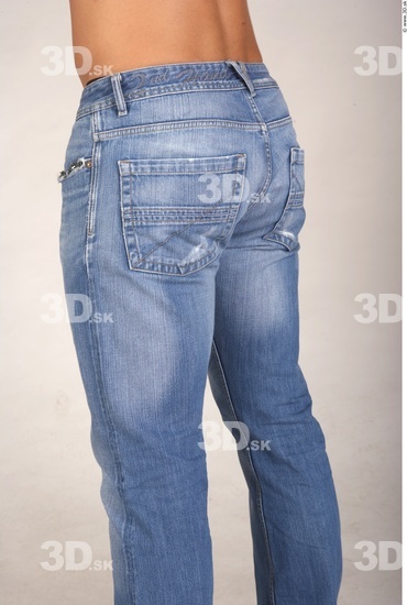 Thigh Whole Body Man Casual Jeans Muscular Studio photo references