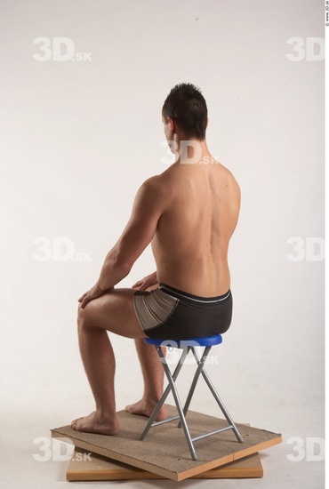 Whole Body Man Artistic poses Underwear Muscular Studio photo references