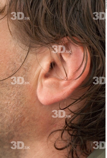 Ear Man White Casual Slim
