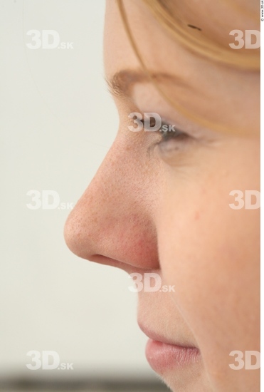 Nose Woman White Chubby