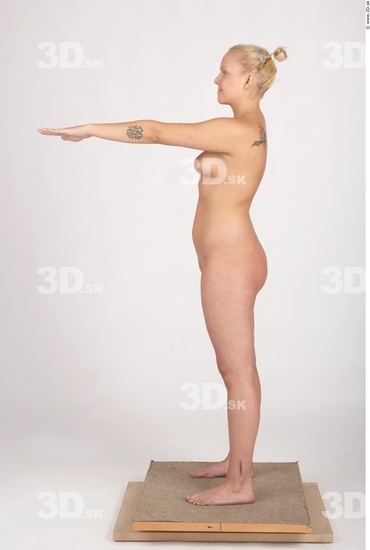 Whole Body Woman Nude Chubby Studio photo references