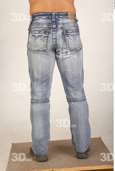 Leg Whole Body Man Casual Jeans Muscular Studio photo references