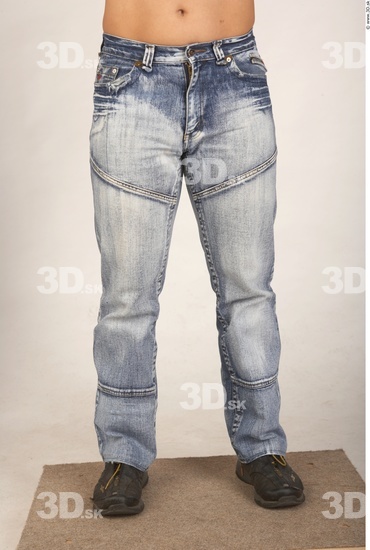 Leg Whole Body Man Casual Jeans Muscular Studio photo references