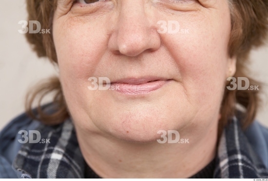 Mouth Woman White Overweight