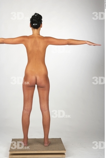 Whole Body Woman T poses Nude Slim Studio photo references