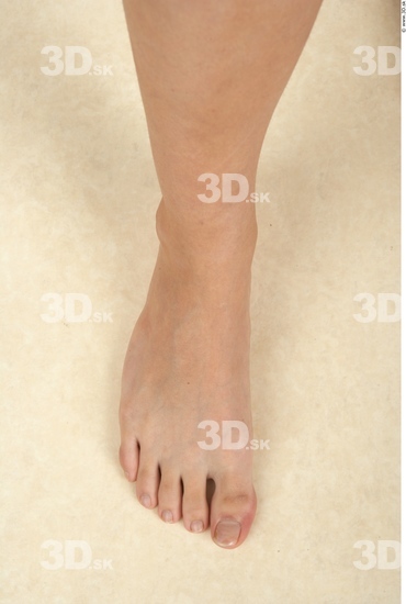 Foot Whole Body Woman Nude Average Studio photo references