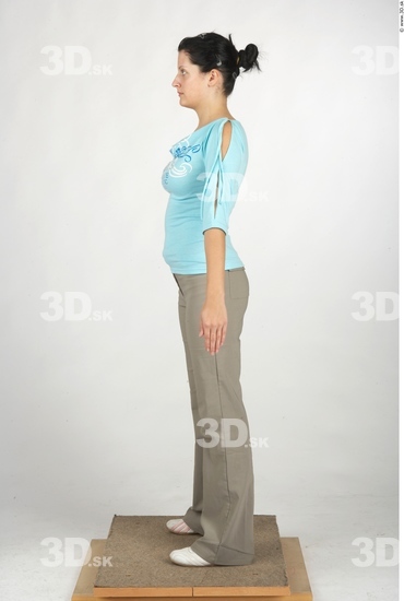 Whole Body Woman Casual Average Studio photo references