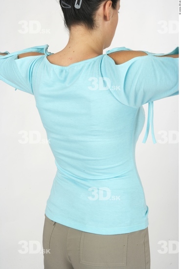 Upper Body Whole Body Woman Casual Shirt T shirt Average Studio photo references