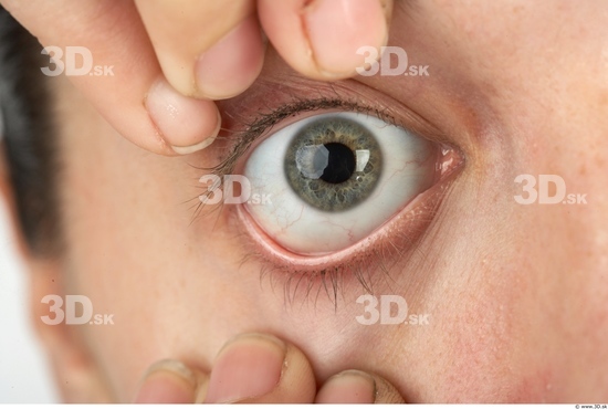 Eye Whole Body Woman Average Studio photo references