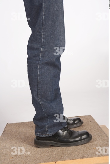 Calf Whole Body Man Casual Jeans Average Studio photo references