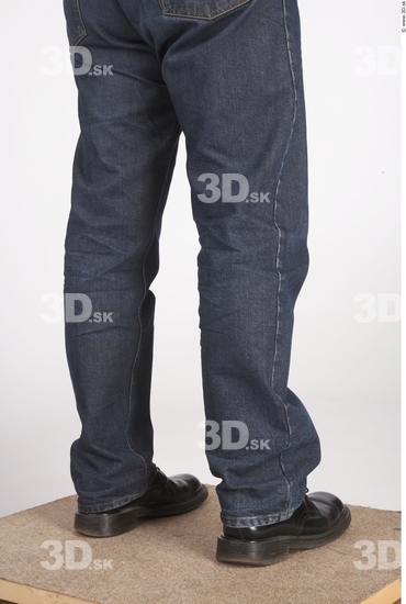 Calf Whole Body Man Casual Jeans Average Studio photo references