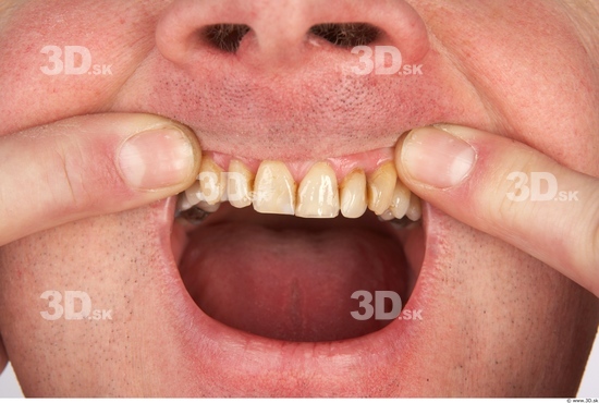 Whole Body Teeth Man Average Studio photo references