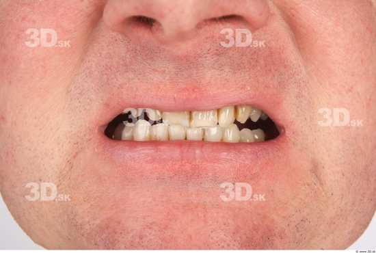 Whole Body Teeth Man Average Studio photo references