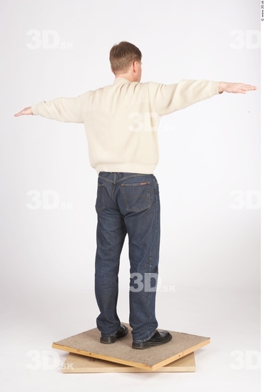 Whole Body Man T poses Casual Average Studio photo references