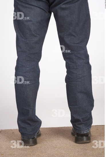 Calf Whole Body Man Casual Jeans Average Studio photo references