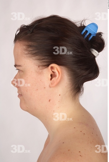 Whole Body Head Woman Overweight Studio photo references