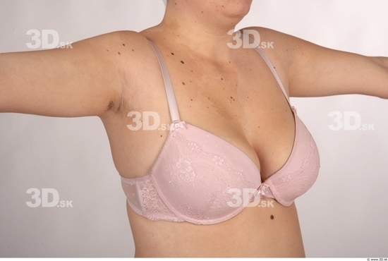 Chest Whole Body Woman Underwear Bra Overweight Studio photo references