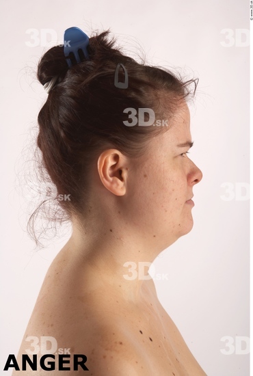 Face Emotions Woman White Overweight