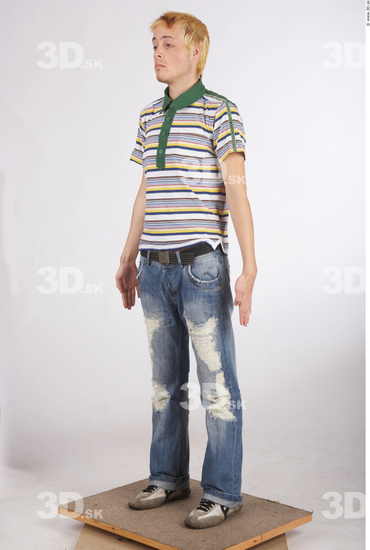 Whole Body Man Animation references Casual Slim Studio photo references