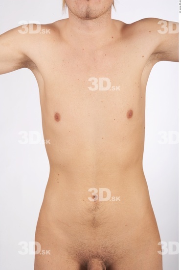 Upper Body Whole Body Man Nude Slim Studio photo references