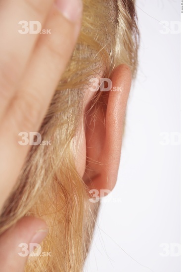 Ear Whole Body Man Slim Studio photo references