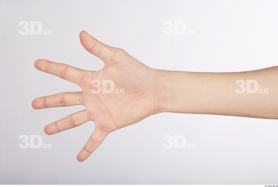 Hand Whole Body Man Slim Studio photo references