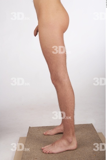 Leg Whole Body Man Nude Slim Studio photo references