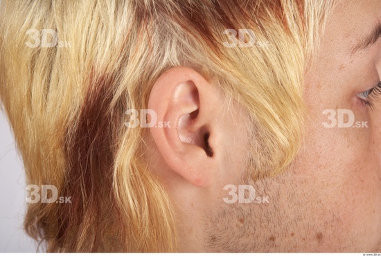 Ear Whole Body Man Slim Studio photo references