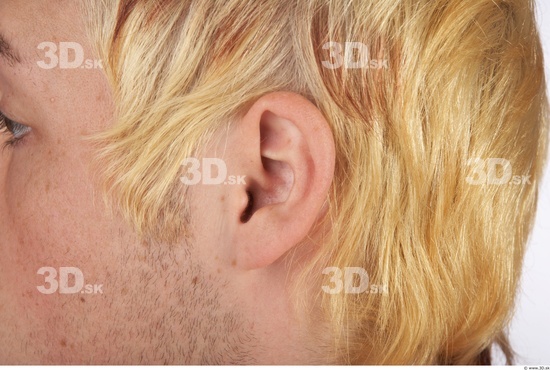 Ear Whole Body Man Slim Studio photo references