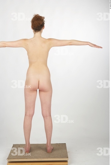 Whole Body Woman T poses Nude Slim Studio photo references