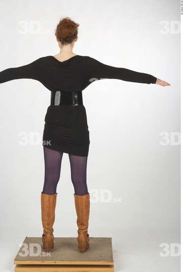 Whole Body Woman T poses Casual Slim Studio photo references