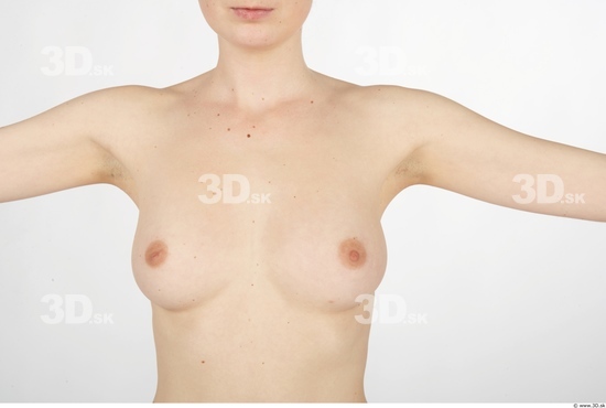 Chest Whole Body Woman Nude Slim Studio photo references